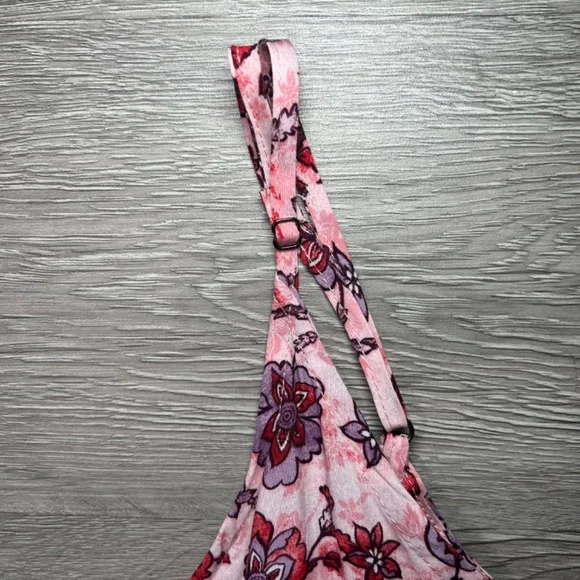 ShoSho Long / Maxi Dress - Floral Pattern (Pink / Purple) - Size Small - Picture 5 of 12